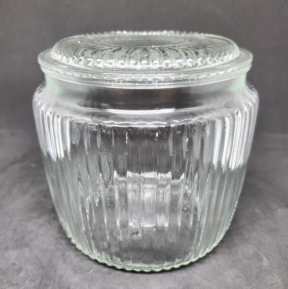 Anchor Hocking Kitchen Vintage Anchor Hocking Ribbed Clear Glass